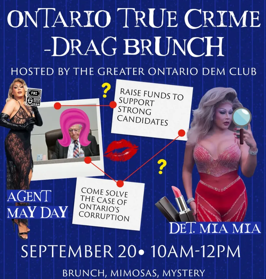 Flyer for FBI Story Time Drag Brunch